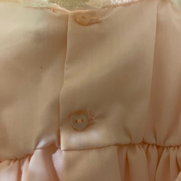 VTG Martha's Miniatures We’re Fussy Pageant Dress Party Shawl Pink 6-9 mo - Picture 5 of 12